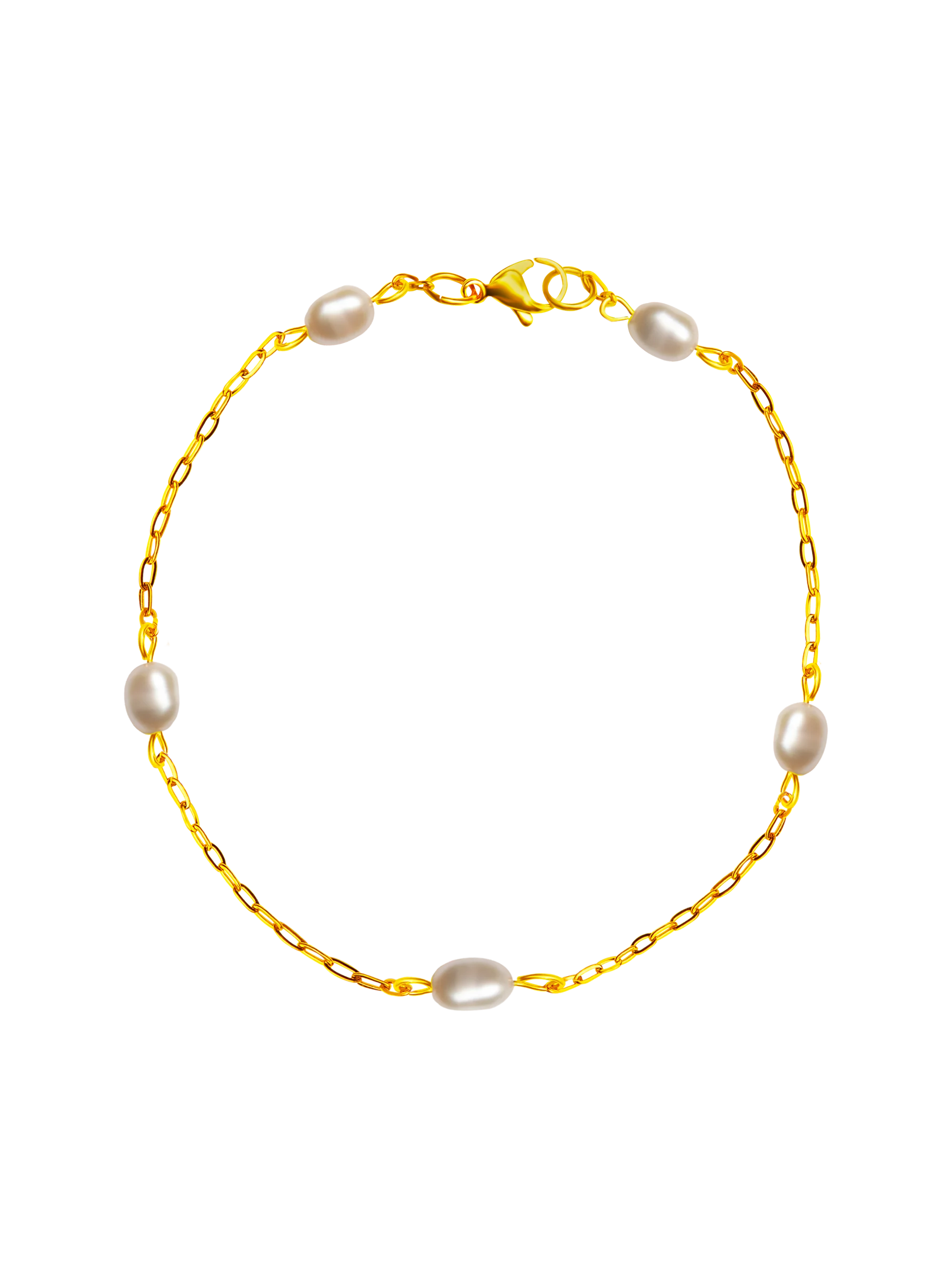 Bratara de picior, perla de cultura, inox, aur, hipoalergenic, cadou, handmade, realizat manual, bijuterii, accesorii