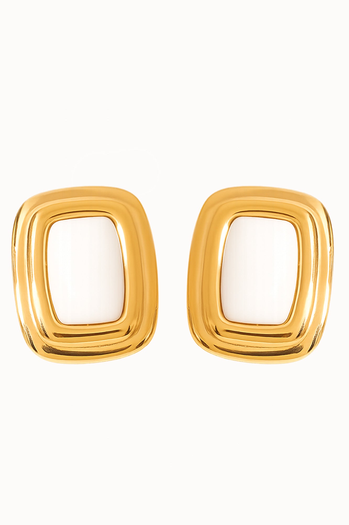 cercei inox, auriu, perle de cultura, cercei statement, cadou, bijuterii, realizat manual, cercei hipoalergenici, agata alba, vintage, pietre semipretioase