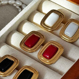 cercei inox, auriu, perle de cultura, cercei statement, cadou, bijuterii, realizat manual, cercei hipoalergenici, agata alba, vintage, pietre semipretioase