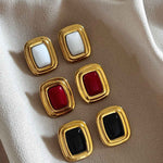 cercei inox, auriu, perle de cultura, cercei statement, cadou, bijuterii, realizat manual, cercei hipoalergenici, agata alba, vintage, pietre semipretioase