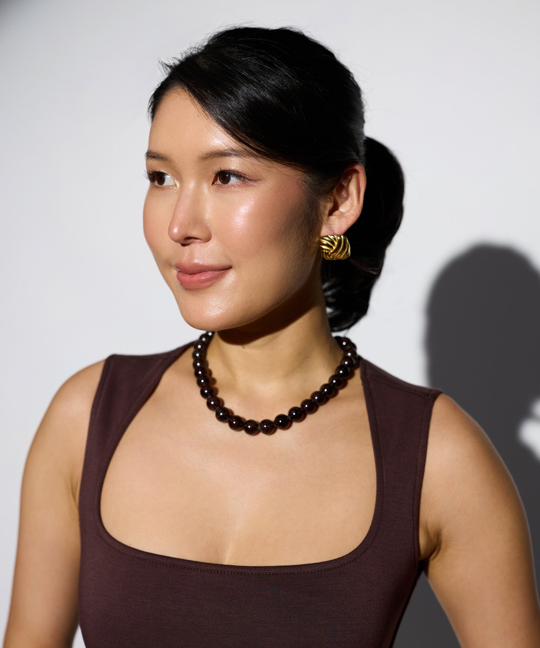  Colier, inox, hipoalergenic, cadou, handmade, realizat manual, bijuterii, perle de cultura, granat, pietre semipretioase, personalizat, mesaj, cadou inedit, accesorii