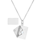 Colier, inox, hipoalergenic, cadou, handmade, realizat manual, bijuterii, perle de cultura, pietre semipretioase, initiala, personalizat, mesaj, cadou inedit, plic, argintiu, Colier, inox, hipoalergenic, cadou, handmade, realizat manual, bijuterii, perle de cultura, pietre semipretioase, initiala, personalizat, mesaj, cadou inedit, plic, gravura